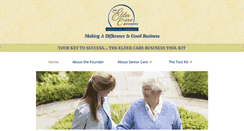 Desktop Screenshot of eldercarebusiness.com