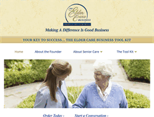 Tablet Screenshot of eldercarebusiness.com